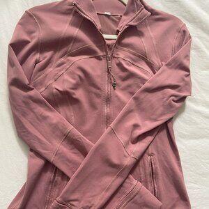 lululemon define jacket pink - size 8